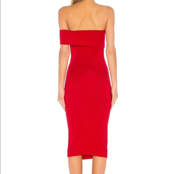 X Revolve Audrey Dress in Red - Picture 2 of 6